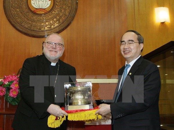 VFF President welcomes German Cardinal - ảnh 1